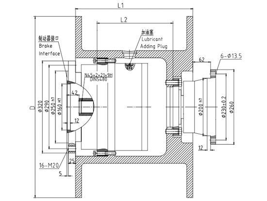 卷揚(yáng)減速機(jī)JQL280