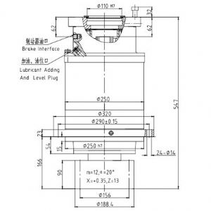 回轉減速機JHZ75